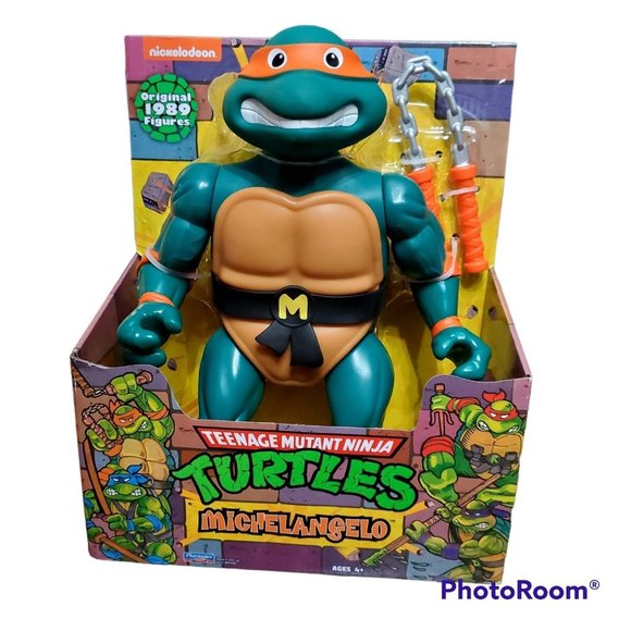 TMNT Michaelangelo Original 1989 Figurine HTF New Release - Picture 1 of 2